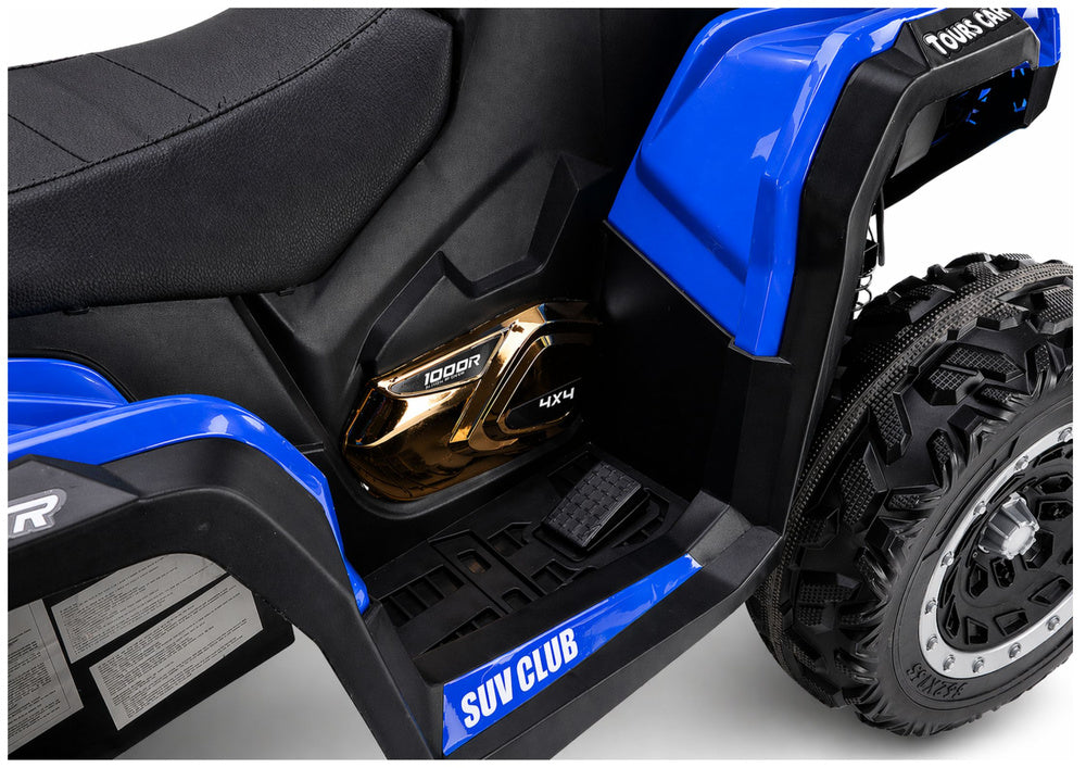 XW-08 4x4 45W Battery-Operated Quad Bike Blue – view 9