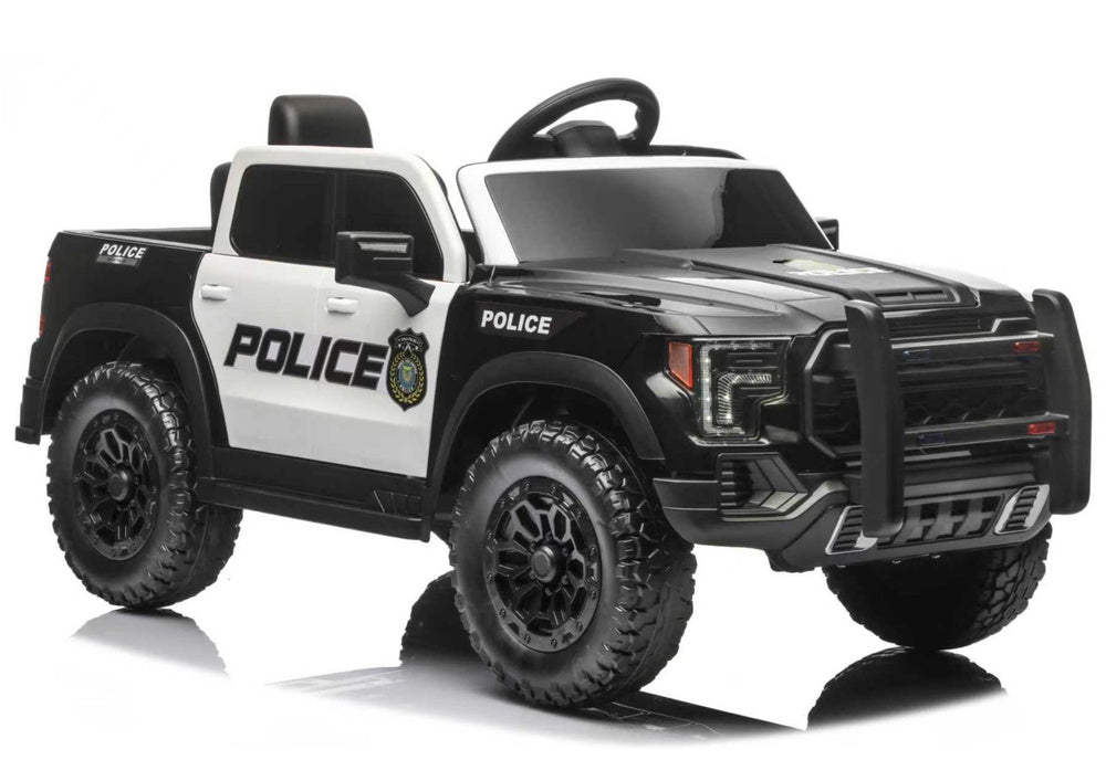 Police Battery Car 4x4 P5 12V7Ah Black – Electric Ride-On