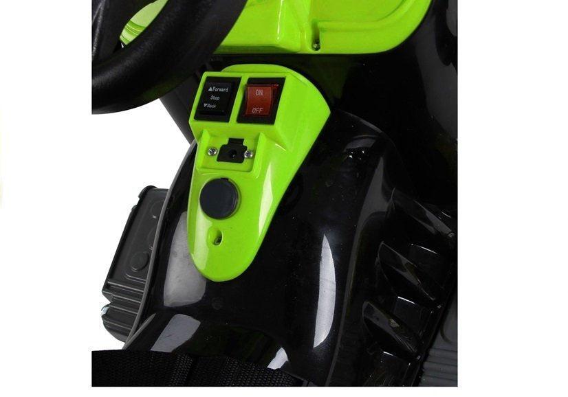 Electric Ride On Tractor with Bucket Excavator Green – view 5