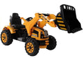 Electric Ride On Tractor with Bucket Excavator Orange – Electric Ride-On