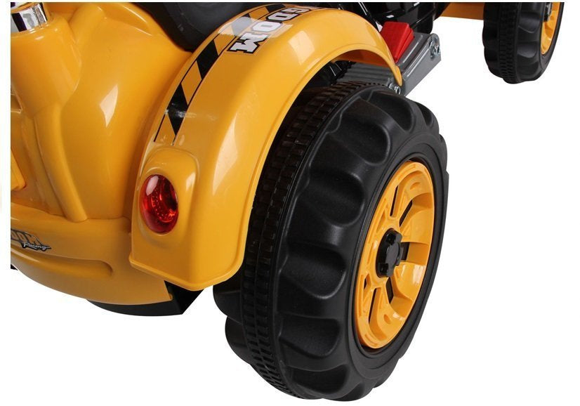 Electric Ride On Tractor with Bucket Excavator Orange – view 3