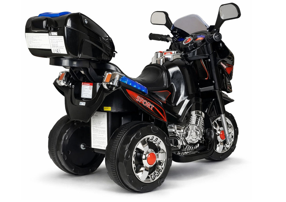 HC8051 Black - Electric Ride On Motorcycle – view 4