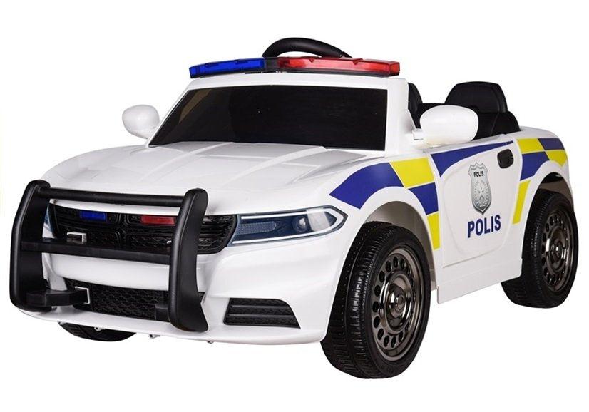 Police Electric Ride-On Car - White – view 2