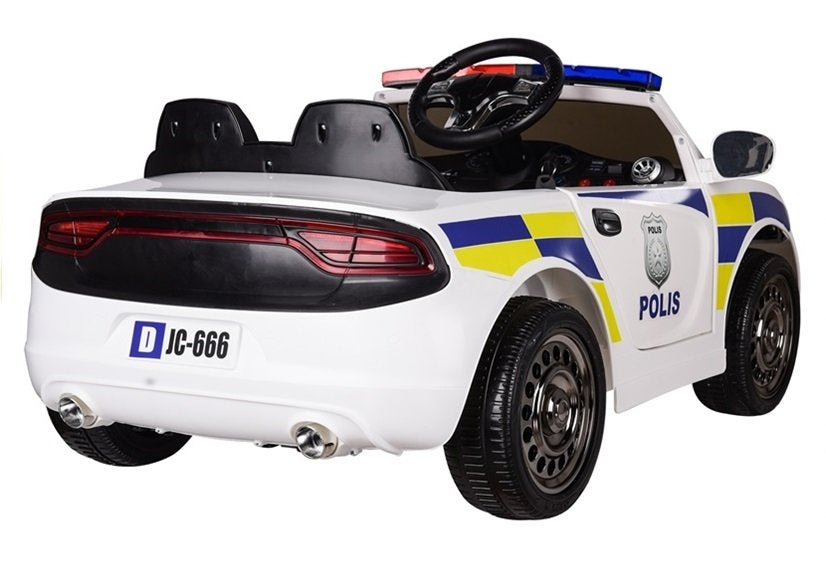 Police Electric Ride-On Car - White – view 3