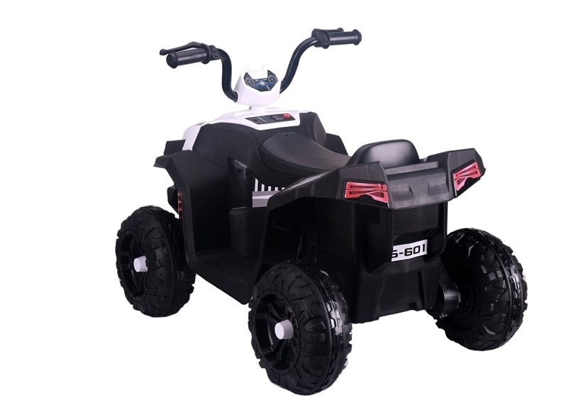 S601 White - Electric Ride On Quad – view 4