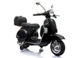 Vespa Scooter Electric Ride On Motorcycle - Black – Electric Ride-On