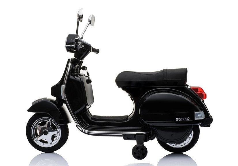 Vespa Scooter Electric Ride On Motorcycle - Black – view 3