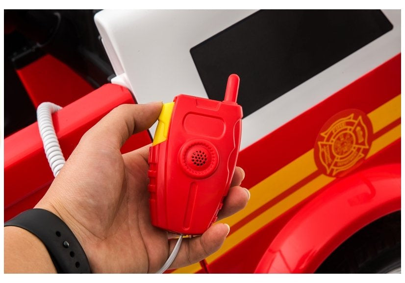 Fire Truck Red - Electric Ride On Car – view 16
