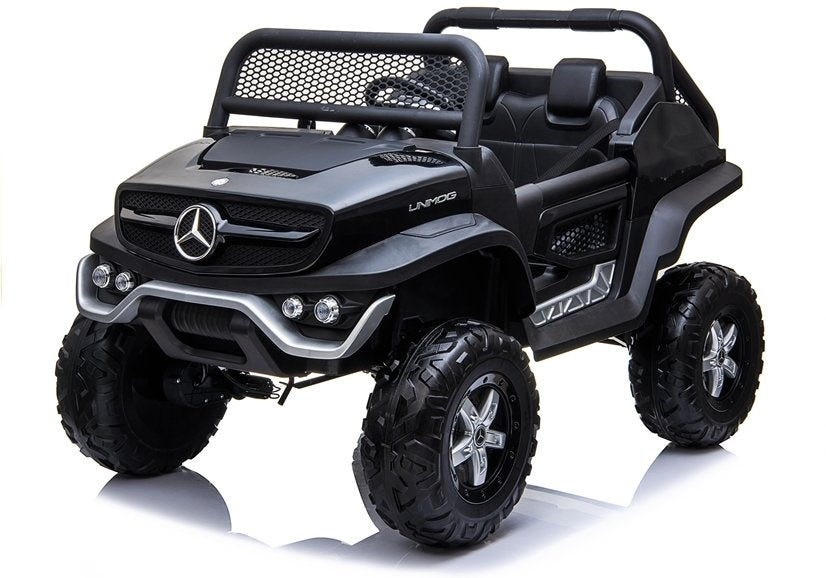 Mercedes Unimog Electric Ride On Car Black – view 3