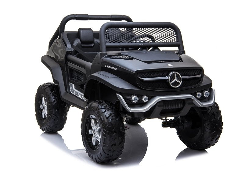 Mercedes Unimog Electric Ride On Car Black – view 7
