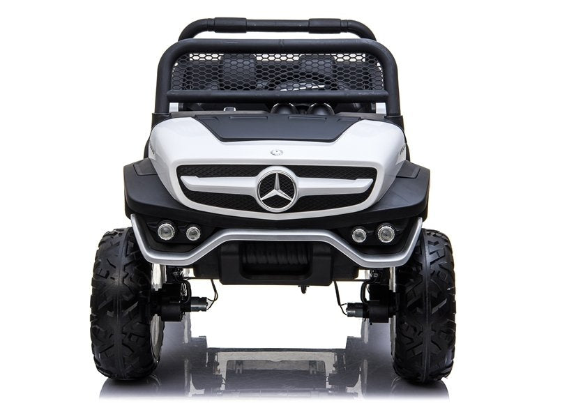 Mercedes Unimog Electric Ride On Car White – view 2