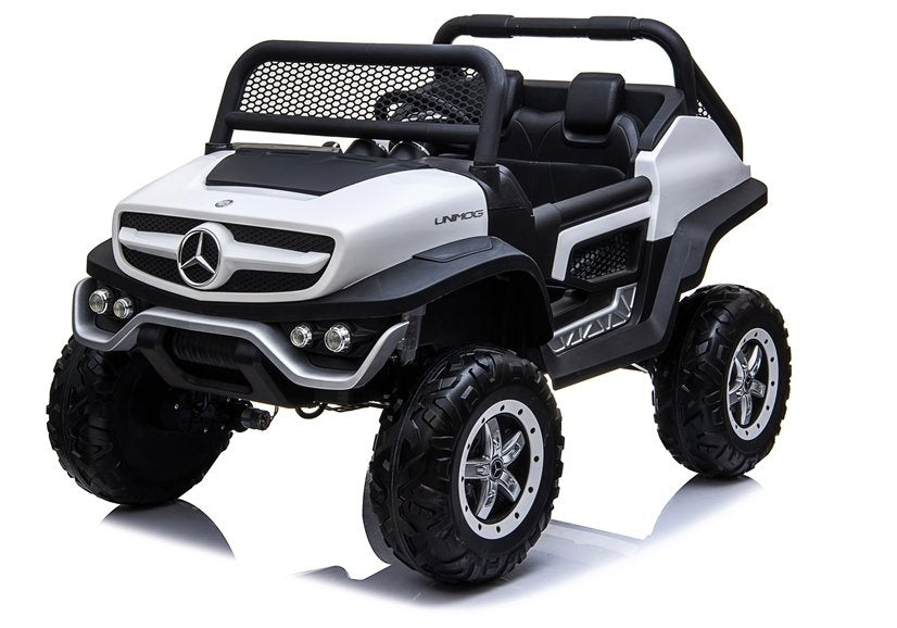 Mercedes Unimog Electric Ride On Car White – view 3
