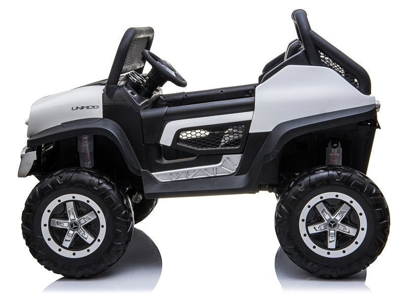 Mercedes Unimog Electric Ride On Car White – view 4