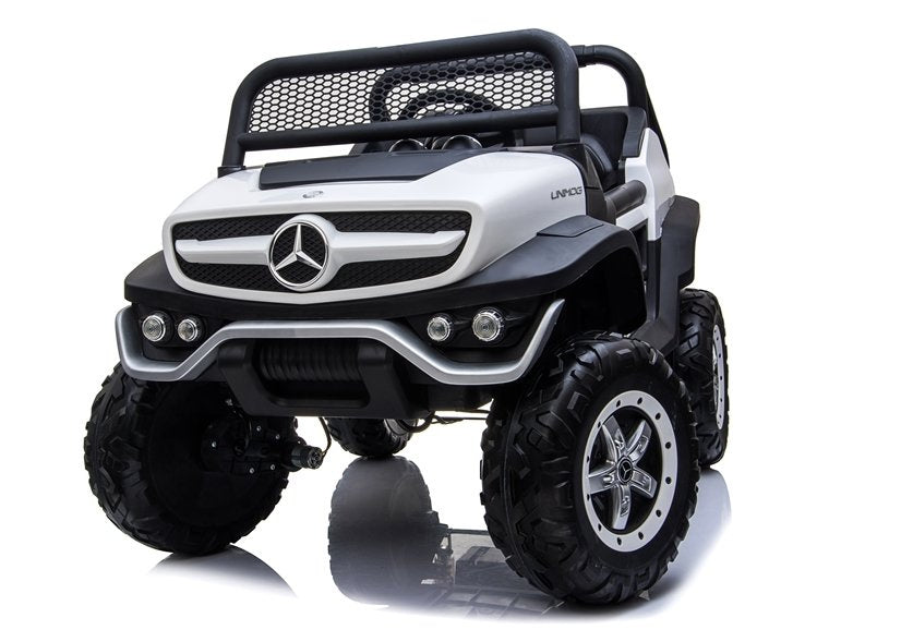 Mercedes Unimog Electric Ride On Car White – view 6