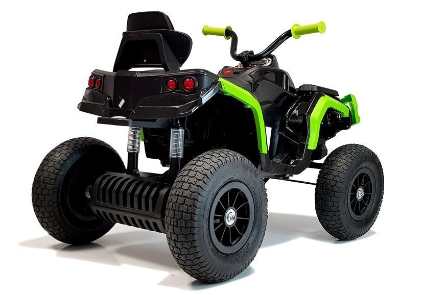 Quad BDM0906 Electric Ride On Vehicle Pumped Wheels - Black – view 2