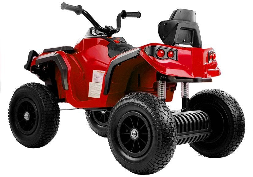 Quad BDM0906 Electric Ride On Vehicle Pumped Wheels - Red – view 3