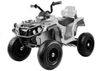 Quad BDM0906 Electric Ride On Vehicle Pumped Wheels - White – view 2