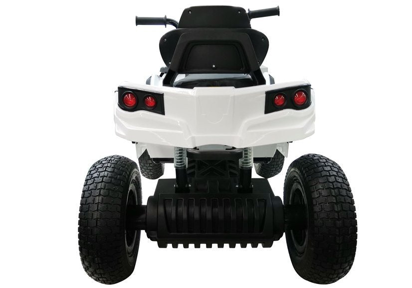 Quad BDM0906 Electric Ride On Vehicle Pumped Wheels - White – view 3