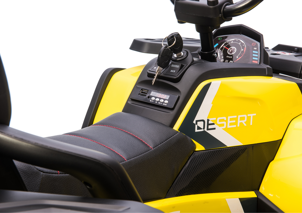 XMX607 Electric Ride On Quad - Yellow – view 8