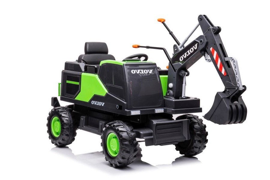 Battery Excavator Volvo DK-VE888 Green – Electric Ride-On