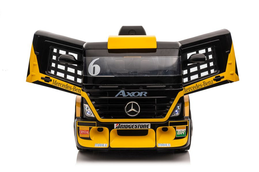 Battery Car Mercedes XMX622B Semi-trailer Yellow LCD – view 13
