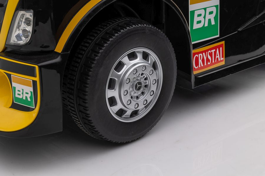 Battery Car Mercedes XMX622B Semi-trailer Yellow LCD – view 6