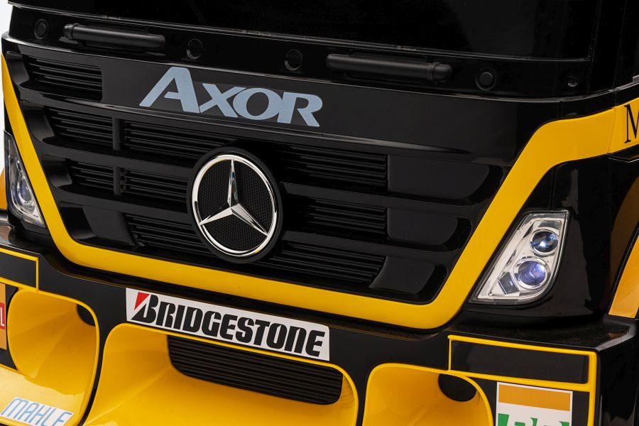 Battery Car Mercedes XMX622B Semi-trailer Yellow LCD – view 7
