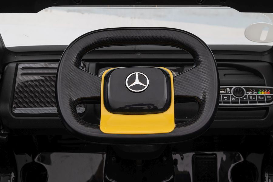 Battery Car Mercedes XMX622B Semi-trailer Yellow LCD – view 9