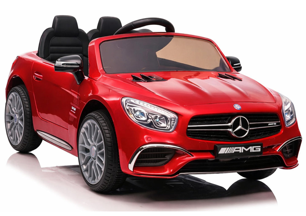 Vehicle On Battery Mercedes SL65 S Red Lacquered LCD – Electric Ride-On