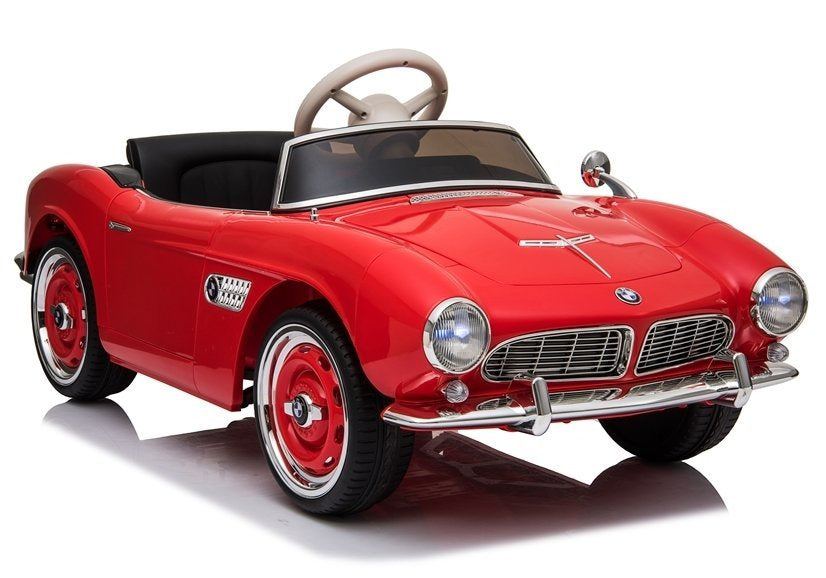 Electric Ride-On Car BMW Retro Red Painted – Electric Ride-On