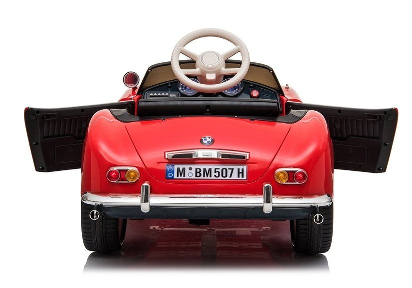 Electric Ride-On Car BMW Retro Red Painted – view 10