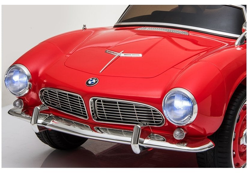 Electric Ride-On Car BMW Retro Red Painted – view 13