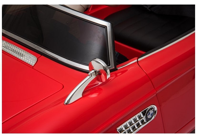 Electric Ride-On Car BMW Retro Red Painted – view 17