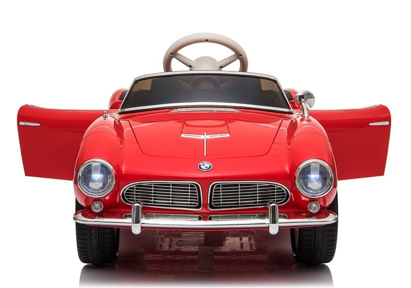 Electric Ride-On Car BMW Retro Red Painted – view 8