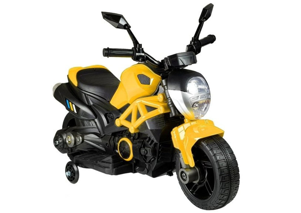 Electric Ride On Motorbike GTM1188 Yellow – Electric Ride-On