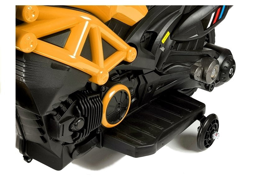Electric Ride On Motorbike GTM1188 Yellow – view 4