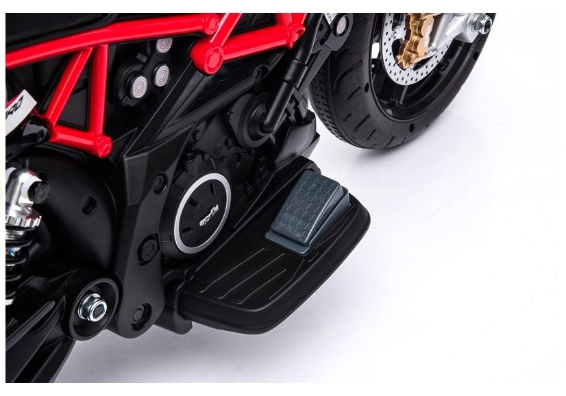 Aprilia A007 Electric Ride On Motorbike Black & Red – view 7