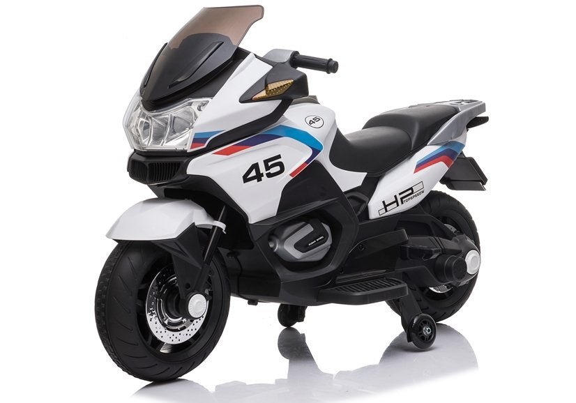 Electric Ride-On Motorbike XMX609 White – view 3