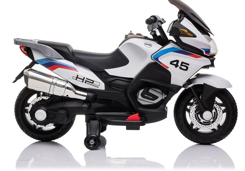Electric Ride-On Motorbike XMX609 White – view 4