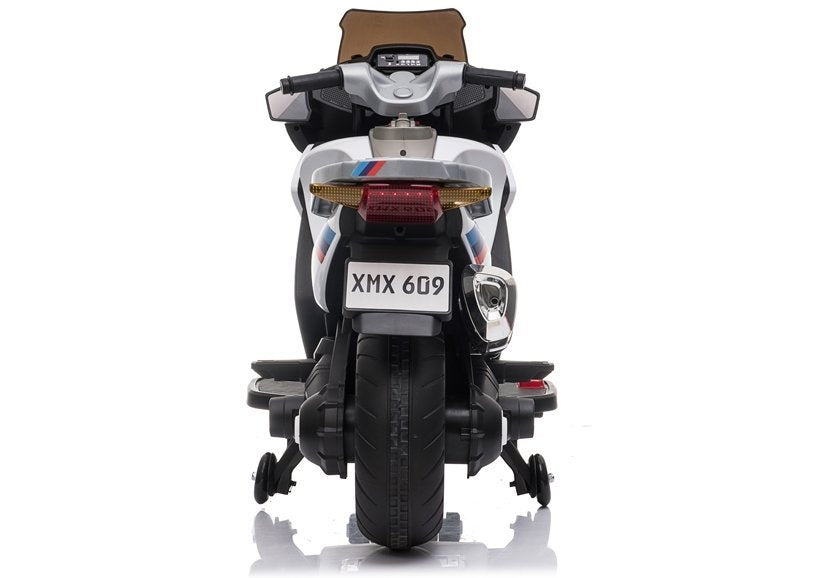 Electric Ride-On Motorbike XMX609 White – view 7