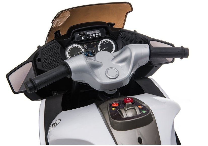 Electric Ride-On Motorbike XMX609 White – view 9