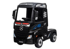 Electric Ride-On Car Mercedes Actros Black Painted MP4 – view 4
