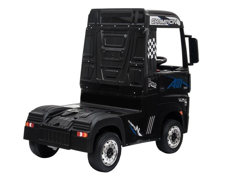 Electric Ride-On Car Mercedes Actros Black Painted MP4 – view 8