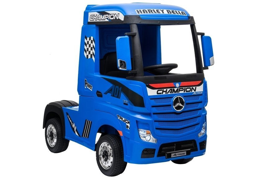 Electric Ride-On Car Mercedes Actros Blue Painted MP4 – view 7