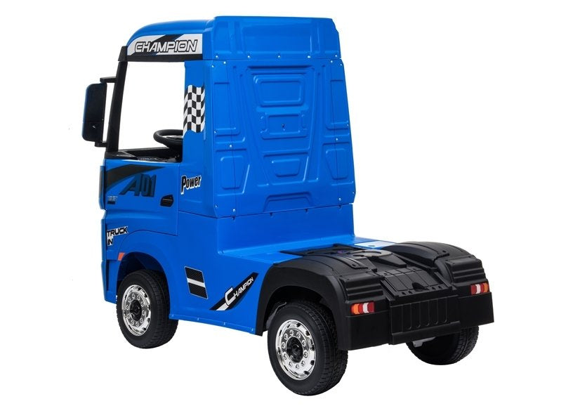 Electric Ride-On Car Mercedes Actros Blue Painted MP4 – view 5