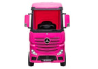 Battery-powered car Mercedes Actros Pink 4x4 – view 2