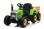 XMX611 Electric Ride-On Tractor Green – view 2