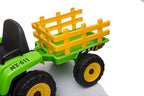XMX611 Electric Ride-On Tractor Green – view 6