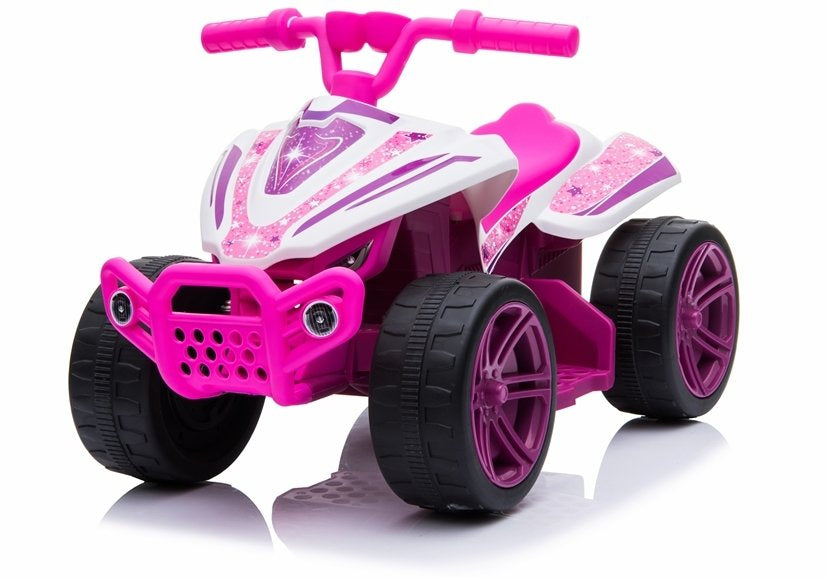 TR1805 Electric Ride-On Quad White-pink – view 3