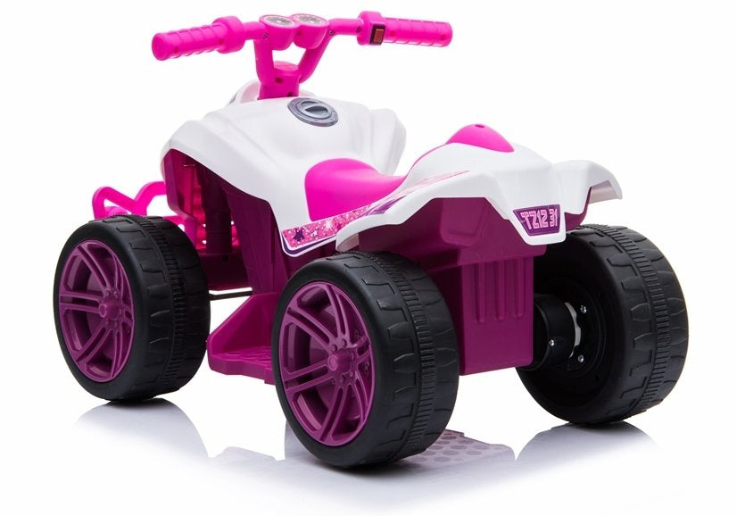 TR1805 Electric Ride-On Quad White-pink – view 4